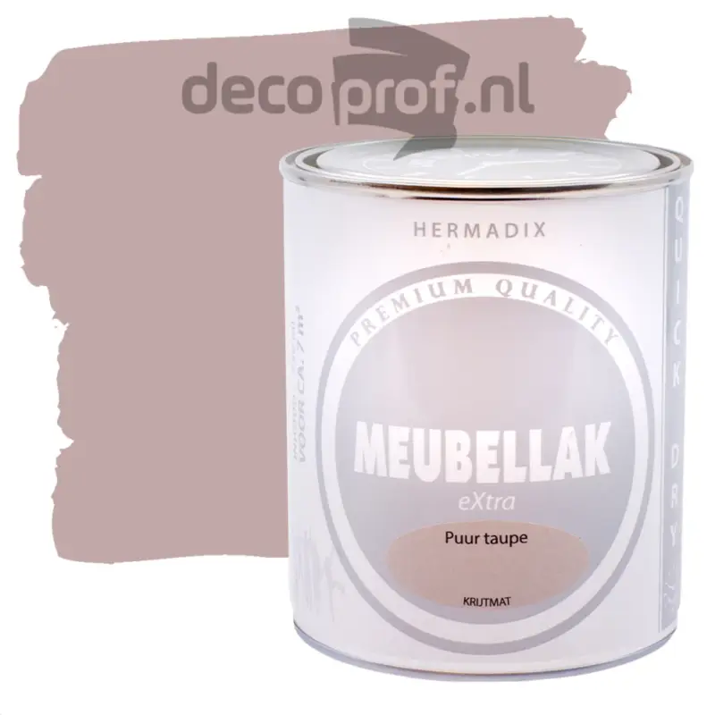 Must-Have Hermadix Meubellak Extra Krijtmat Puur Taupe-750 ML