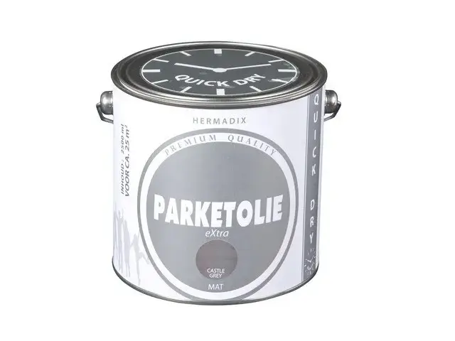 Fabrieksprijs Hermadix Parketolie Castle Grey-2,5 LTR