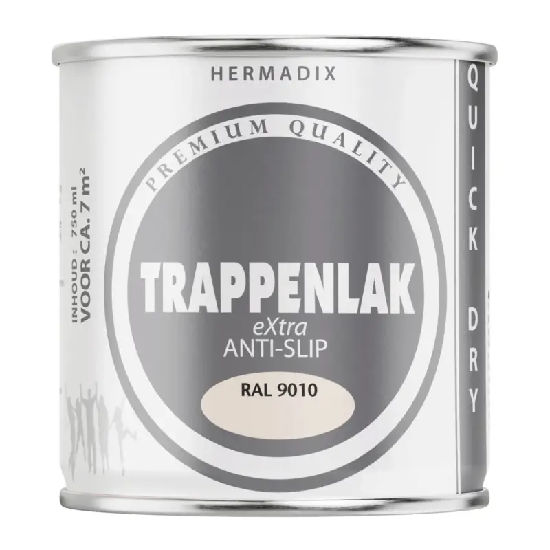 Nieuw Hermadix Trappenlak Extra RAL9010-750 ML