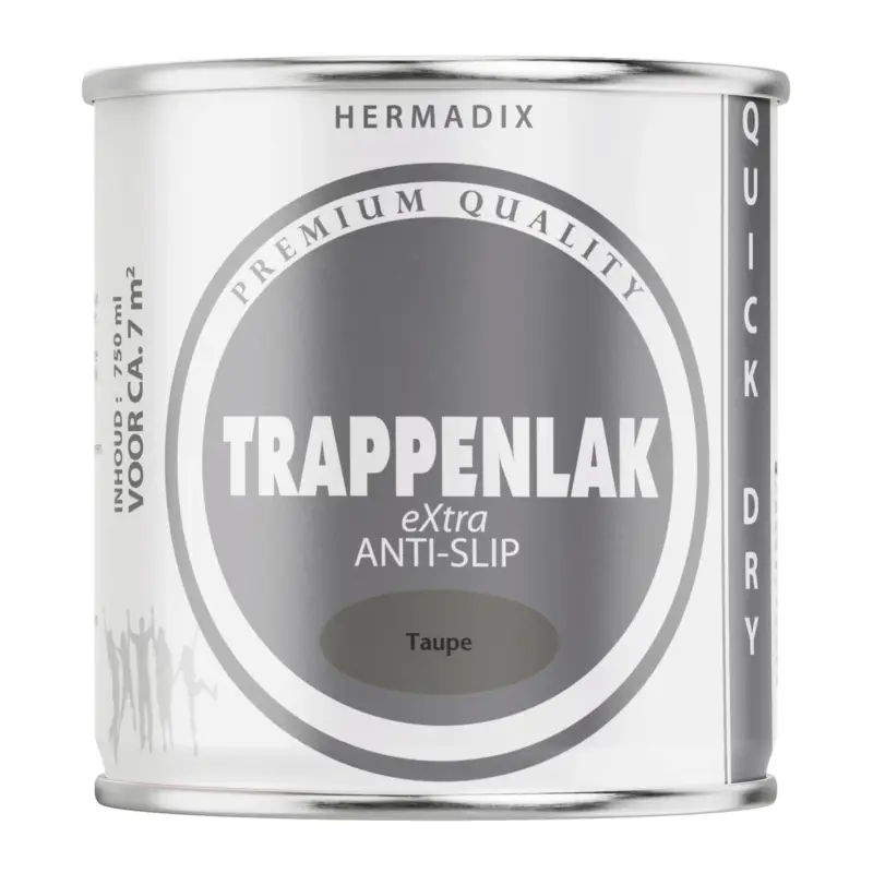 Hermadix Trappenlak Extra Taupe-750 ML Hoge Kwaliteit