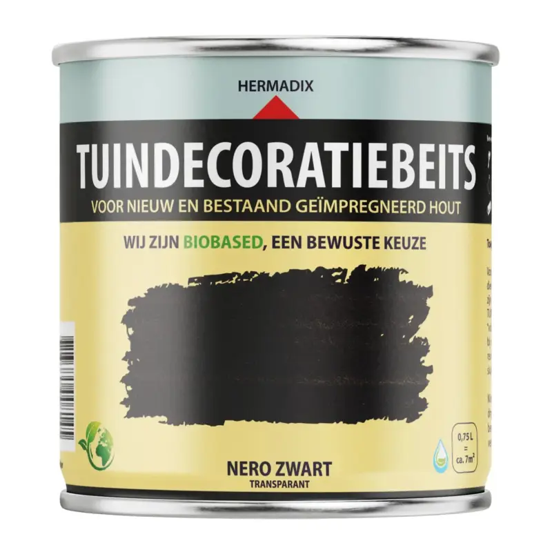 Meest Verkocht Hermadix Tuindecoratiebeits Transparant Nero 720-750 ML