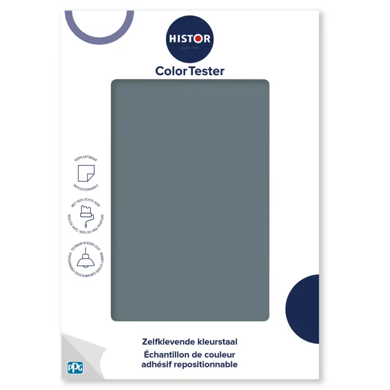Betaalbaar Kleurstaal Histor Colortester Nightcap PPG1037-5 | Zelfklevende Kleurstaal-A5 Formaat