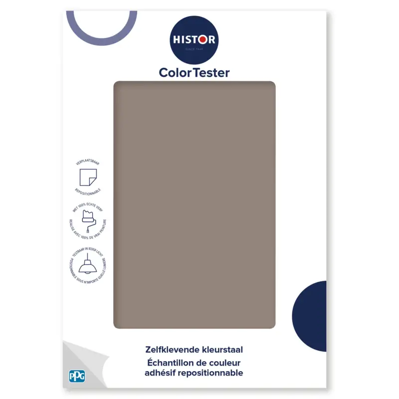 Beste Prijs Kleurstaal Histor Colortester Wild Wilderness PPG1019-5 | Zelfklevende Kleurstaal-A5 Formaat