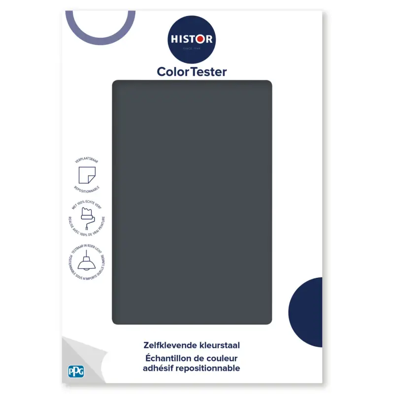 Voordeelprijs Kleurstaal Histor Colortester Witchcraft PPG1037-7 | Zelfklevende Kleurstaal-A5 Formaat