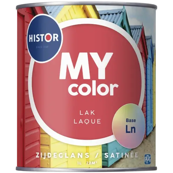 Weekendaanbieding Histor MY color Lak Zijdeglans-1 LTR - Wit