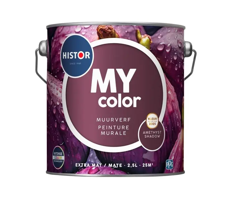 Histor MY color Muurverf Extra Mat Amethyst Shadow-2,5 LTR Seizoensaanbieding
