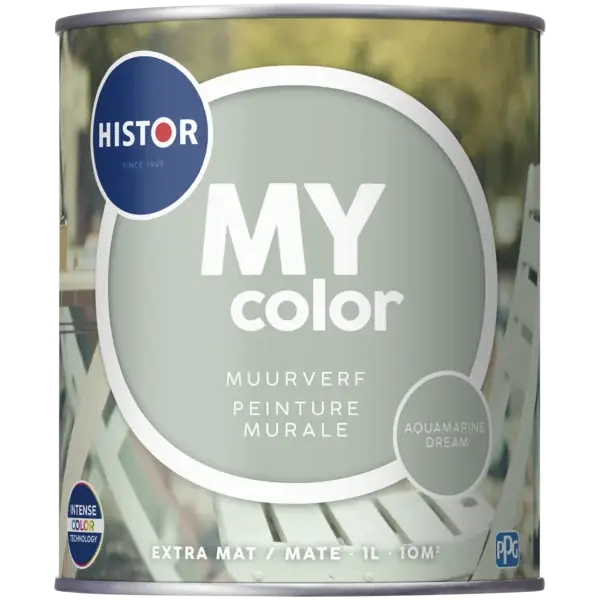 Histor MY color Muurverf Extra Mat Aquamarine Dream-1 LTR Superprijs
