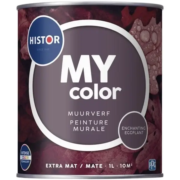 Koop Online Histor MY color Muurverf Extra Mat Enchanting Eggplant-1 LTR