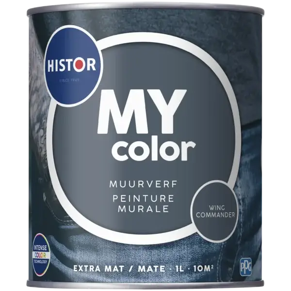 Laatste Versie Histor MY color Muurverf Extra Mat Wing Commander-1 LTR