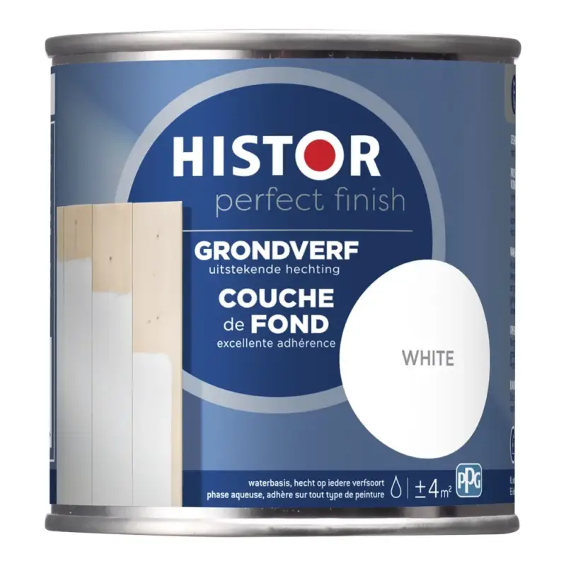 Histor Perfect Finish Grondverf-250 ML - Wit Bestel Nu