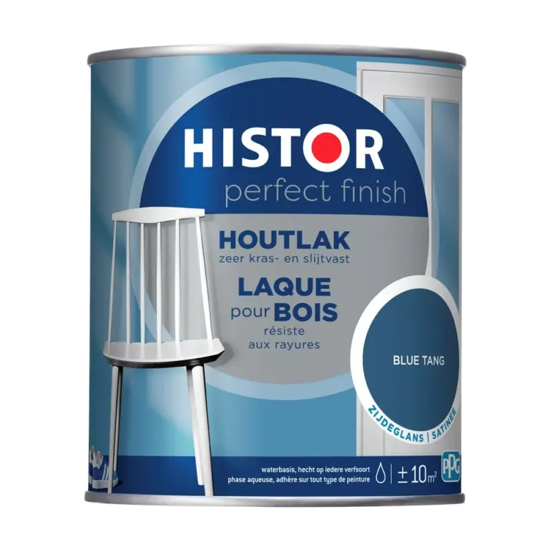 Tijdelijk Beschikbaar Histor Perfect Finish Houtlak Zijdeglans Blue Tang-750 ML