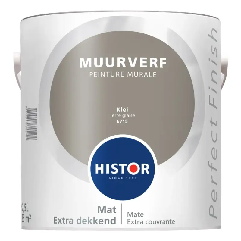 Alleen Vandaag Histor Perfect Finish Muurverf Mat Klei 6715-2,5 LTR