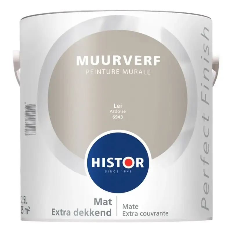 Histor Perfect Finish Muurverf Mat Lei 6943-2,5 LTR Weekendaanbieding