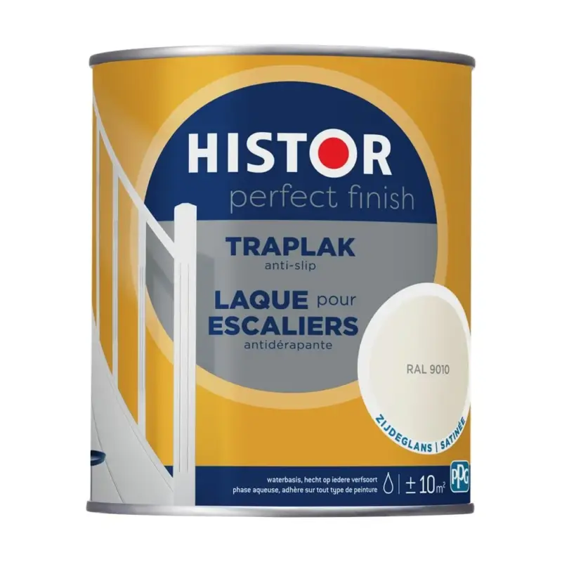 Populair Histor Perfect Finish Traplak RAL9010-750 ML