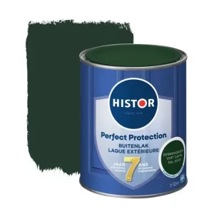 Histor Perfect Protection Buitenlak Zijdeglans Dennengroen RAL6009-750 ML Betrouwbaar