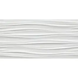Atlas Concorde 3D Wall Design Ribbon White Matt 40x80 cm Merkproduct