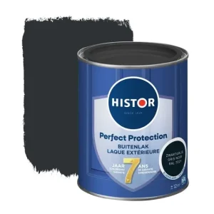 Histor Perfect Protection Buitenlak Zijdeglans Zwartgrijs RAL7021-750 ML Fabrieksprijs
