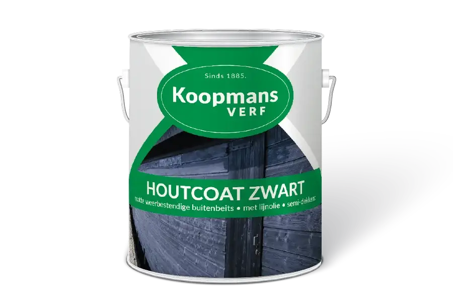 Koopmans Houtcoat Zwart-2,5 LTR Betaalbaar