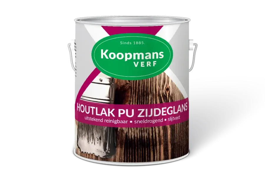 Populair Koopmans Houtlak PU Zijdeglans-250 ML - Kleurloos
