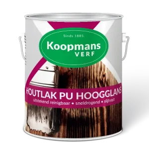 Koopmans Houtlak PU Hoogglans Blank-250 ML Actieprijs