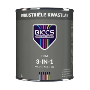 Biccs Industriële Kwastlak 3-in-1 Mat-1 LTR - Kleur Superprijs