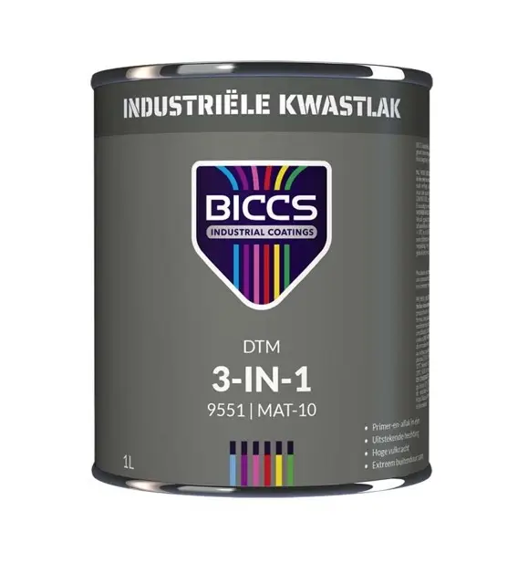 Biccs Industriële Kwastlak 3-in-1 Mat-1 LTR - Kleur Superprijs