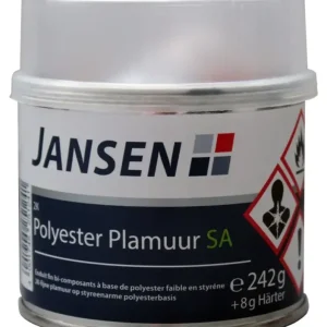 Flitsaanbieding Jansen 2K Polyester Plamuur SA-250 GR