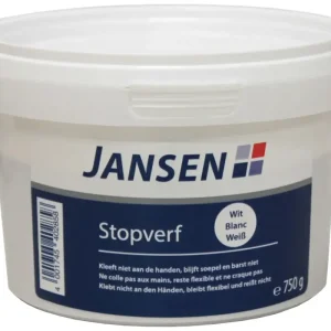 Rechtstreeks Van De Fabrikant Jansen Stopverf Wit-750 GR - Wit