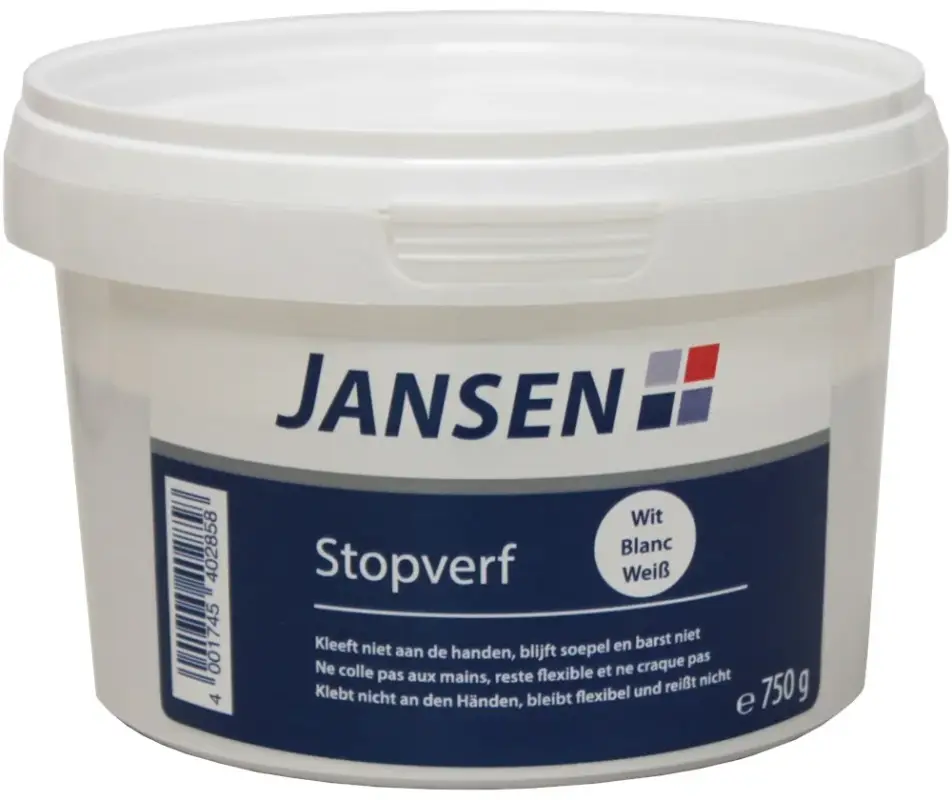 Rechtstreeks Van De Fabrikant Jansen Stopverf Wit-750 GR - Wit