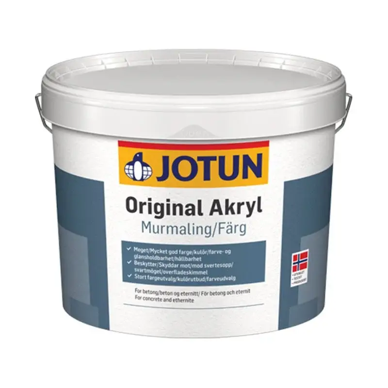 Jotun Mur Acryl | Zijdematte Muur- en Gevelverf-3 LTR - Wit Dagaanbieding