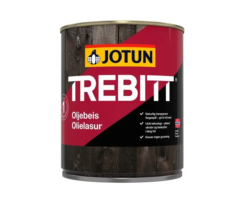 Jotun Trebitt Oljebeis | Zijdeglans Impregnerende Beits-680 ML - Kleurloos Bestel Nu