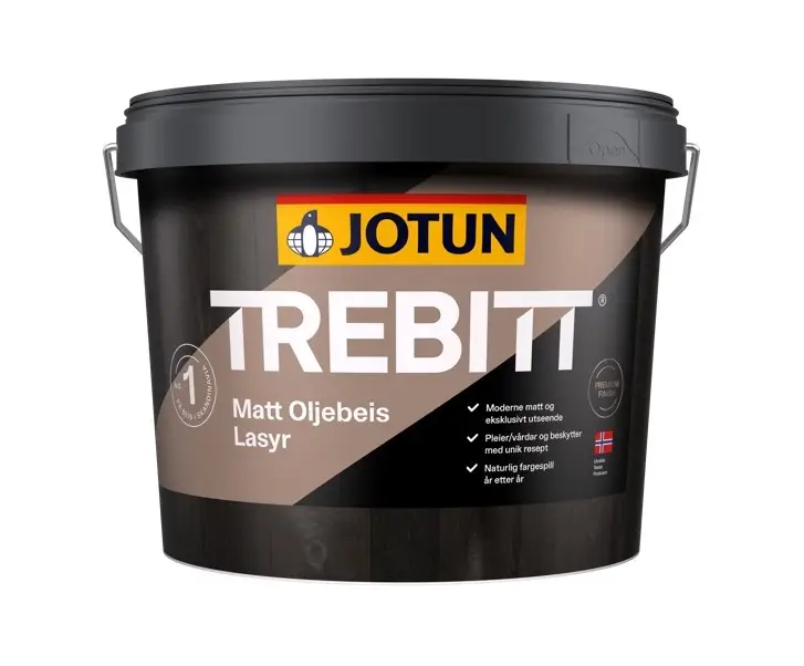 Jotun Trebitt Oljebeis Matt | Transparante Beits-2,7 LTR - Kleurloos Gecertificeerd