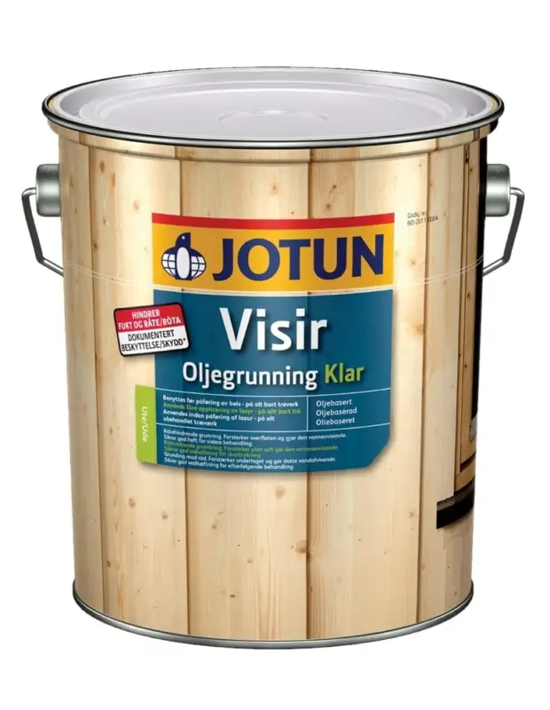 Dagaanbieding Jotun Visir Oljegrunning | Houtprimer Buiten-900 ML - Kleurloos