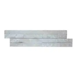 Meest Verkocht Steenstrip 02 White Quartz 15x55 CM