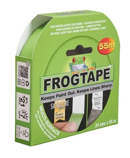 KIP 631 Frog Maskeer Tape Groen-1 ROL - 24mm Snelle Levering
