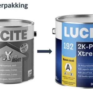 Rechtstreeks Van De Fabrikant Lucite 192 2K-PUR Xtrem Matt | Let op: exclusief verharder-1 LTR - Wit