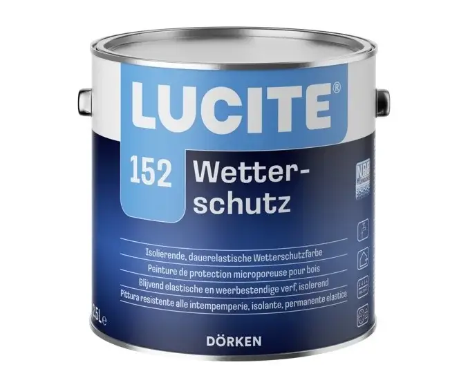 Koop Vandaag Lucite 152 Wetterschutz | Zijdeglans Grondverf & Lakverf-1 LTR - Wit