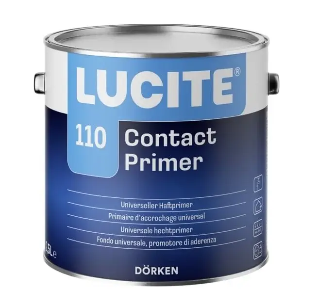 Lucite 110 Contactprimer | Grondverf Binnen & Buiten-1 LTR - Wit Finale Uitverkoop