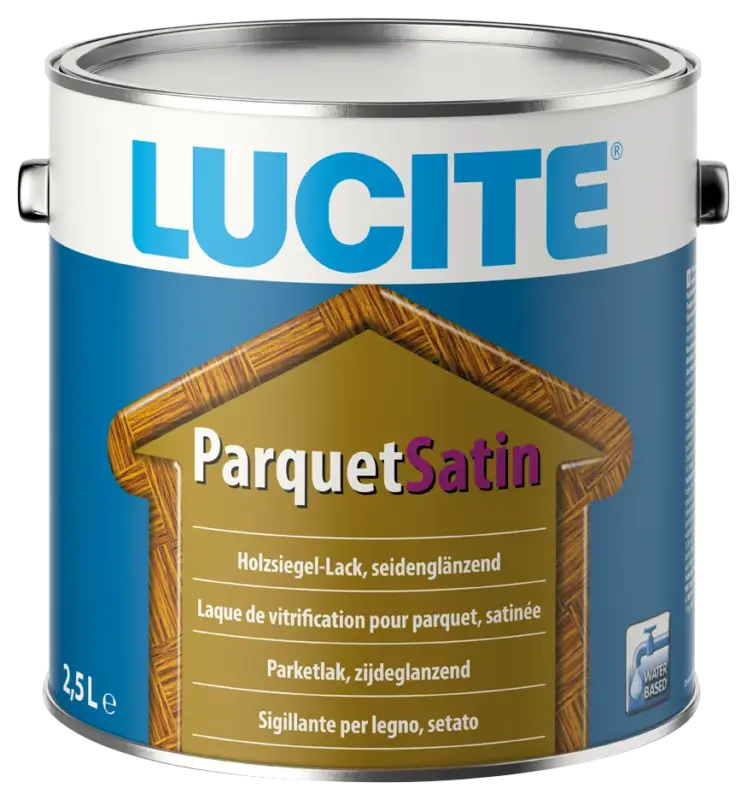 Lucite Parquet Satin | Zijdeglans Blanke Vloerlak-2,5 LTR Koopje