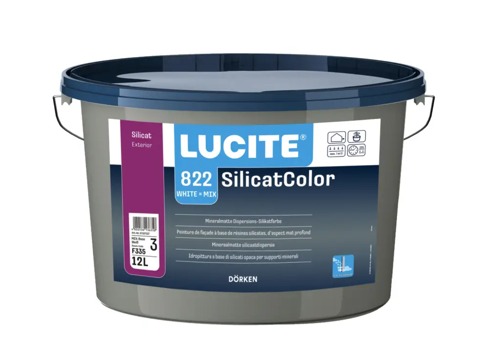 Lucite Silicat Color | Matte Muur- & Gevelverf-5 LTR - Wit Gecertificeerd