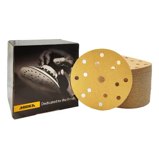 Mirka Gold Klit Schuurschijven 150 mm 15 Gaten-100 ST - P100 Koop Vandaag
