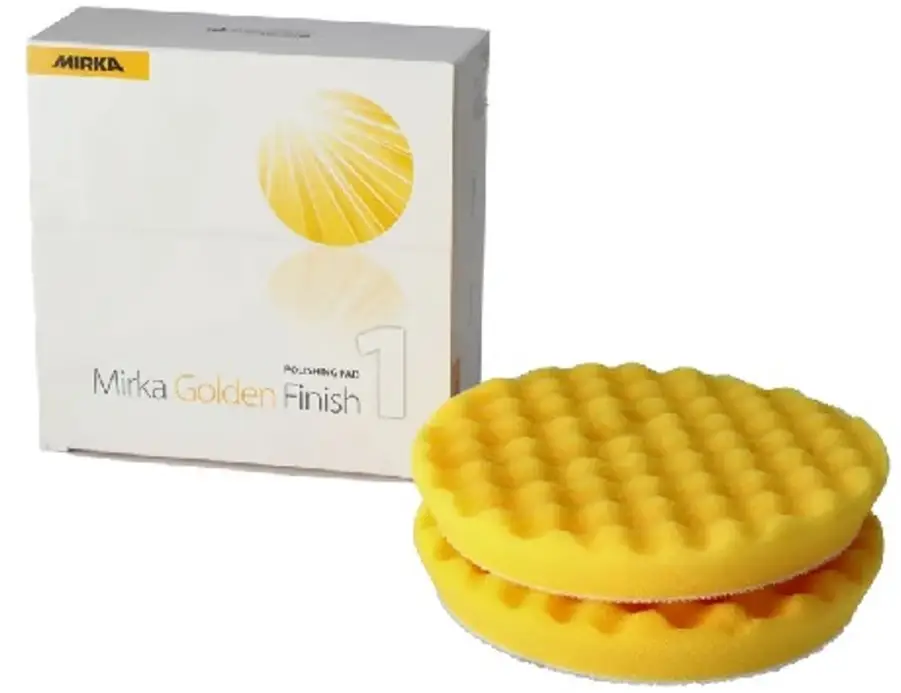 Finale Uitverkoop Mirka Golden Finish Pad-1 85 x 25 mm Gewafelde Geel-1 SET