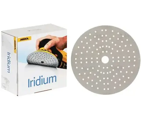 Op = Op Mirka Iridium Schuurschijven 150 mm 121 Gaten-100 ST - P180