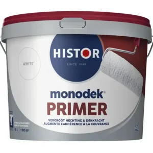 Snelle Levering Histor Monodek Primer | Muurverfprimer Binnen-10 LTR - Wit