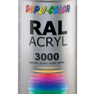 Finale Uitverkoop MoTip Acryl Hoogglans RAL3002 Karmijn Rood-400 ML