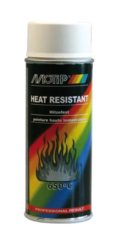 MoTip Hittebestendige Lak Wit 800°C-400 ML Tijdelijk Beschikbaar