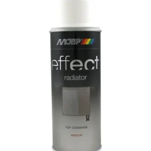 MoTip Deco Effect Radiatorspray White Matt-400 ML Flitsaanbieding