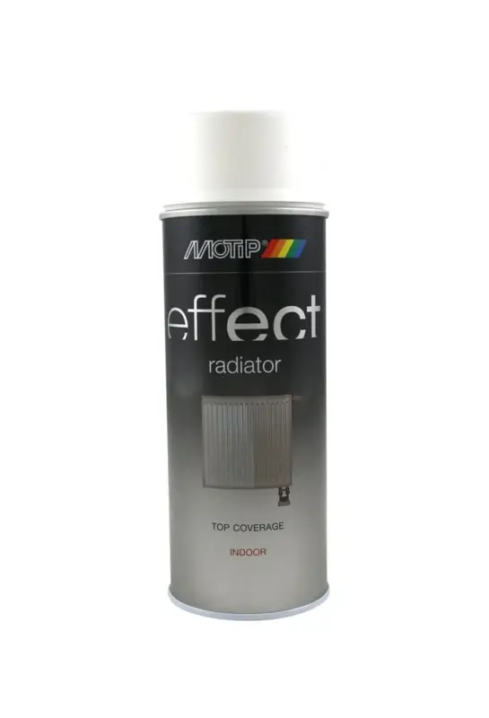MoTip Deco Effect Radiatorspray White Matt-400 ML Flitsaanbieding