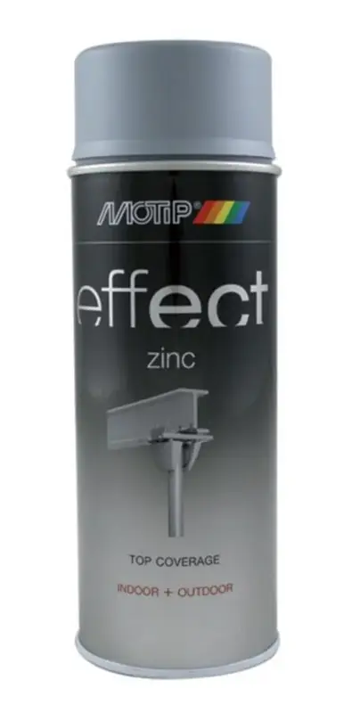 Seizoensaanbieding MoTip Deco Effect Zinc Spray-400 ML