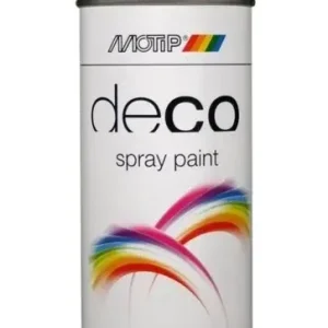 MoTip Deco Colourspray Hoogglans RAL3000 Vuurrood-400 ML Hete Deal